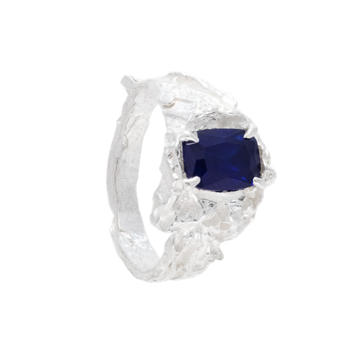 Shimeji Sapphire Argenti Ring | Women's Rings - Loveness Lee - Modalova