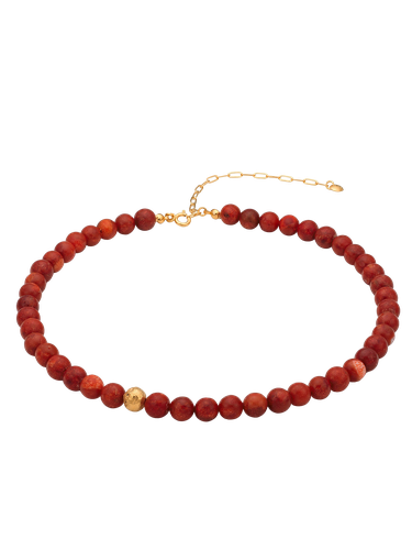 Coral Fireball Necklace | Women's Necklaces - Eva Remenyi - Modalova