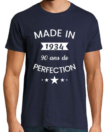 Camiseta nacido en 1934 90 años humor - latostadora.com - Modalova