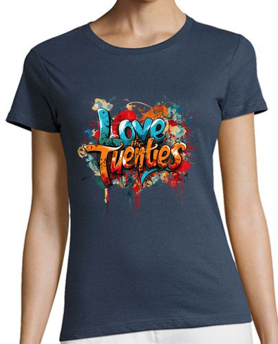 Camiseta mujer Love the Tuenties 2000 00s laTostadora - latostadora.com - Modalova