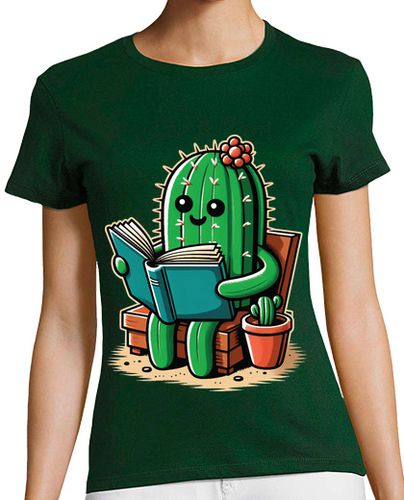 Camiseta mujer cactus reading - latostadora.com - Modalova