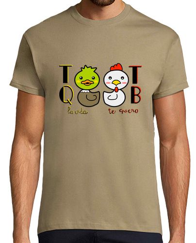 Camiseta TQ pato la vida Pollo también - latostadora.com - Modalova