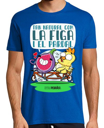 Camiseta Hombre Manga Corta Tan natural com la figa i el pardal laTostadora - latostadora.com - Modalova