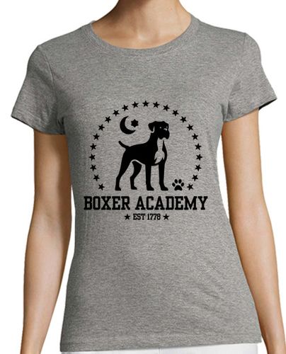 Camiseta Mujer Manga Corta regalo del dueño del perro boxer laTostadora - latostadora.com - Modalova