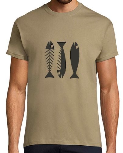 Camiseta Hombre Manga Corta Trío de peces laTostadora - latostadora.com - Modalova