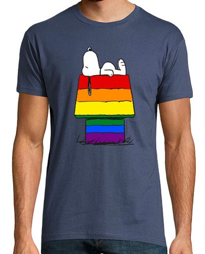 Camiseta Hombre Manga Corta Snoopy pride laTostadora - latostadora.com - Modalova