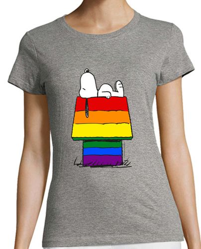 Camiseta Mujer Manga Corta Snoopy pride laTostadora - latostadora.com - Modalova