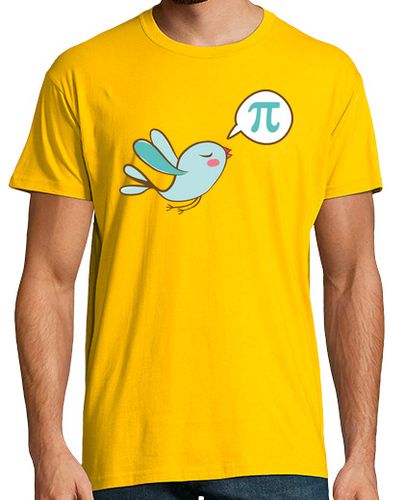 Camiseta CAMISETA HOMBRE PÁJARO NÚMERO PI HUMOR MATEMÁTICAS laTostadora - latostadora.com - Modalova