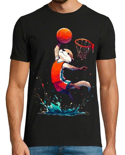 Camiseta Hombre Manga Corta Dibujo animado de jugador de baloncesto laTostadora - latostadora.com - Modalova