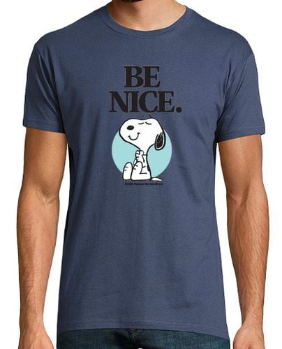 Camiseta Hombre Manga Corta Snoopy Be Nice laTostadora - latostadora.com - Modalova