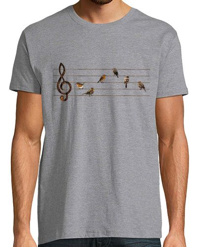 Camiseta partitura musical pájaros cantores - amantes de la naturaleza - latostadora.com - Modalova