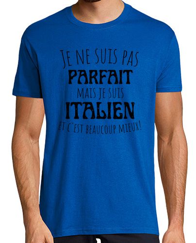Camiseta no perfecto pero regalo italiano italia - latostadora.com - Modalova