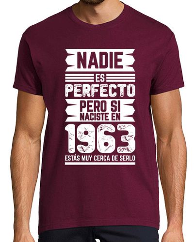 Camiseta Hombre Manga Corta Nadie Es Perfecto, 1963 laTostadora - latostadora.com - Modalova