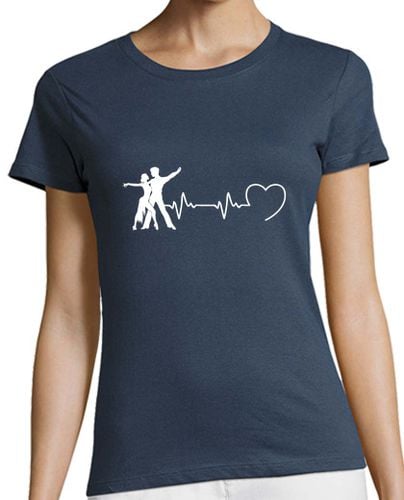 Camiseta Mujer Manga Corta Salsa mujer latido del corazón humor laTostadora - latostadora.com - Modalova