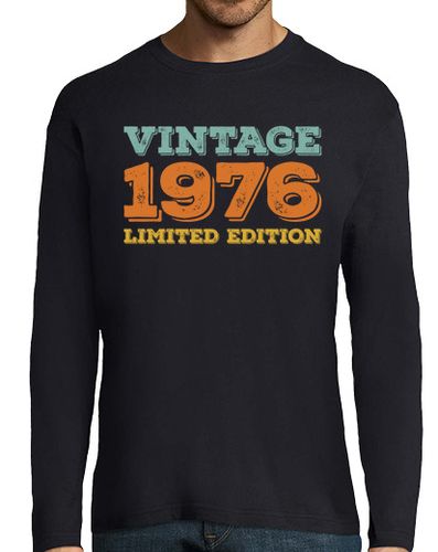 Camiseta Hombre Manga Larga regalo de edición limitada vintage 1976 laTostadora - latostadora.com - Modalova