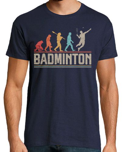 Camiseta Hombre Manga Corta volante de la evolución del bádminton laTostadora - latostadora.com - Modalova