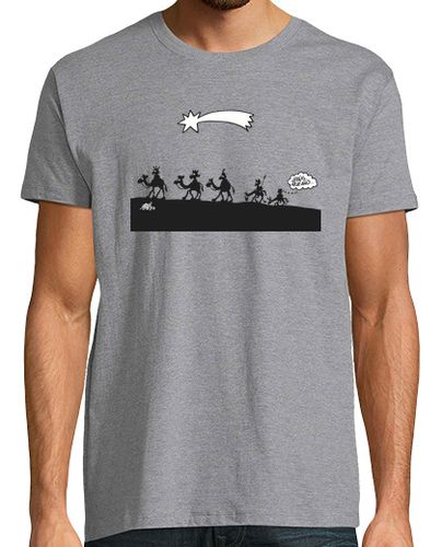 Camiseta Hombre Manga Corta Camiseta Quijote Reyes Magos laTostadora - latostadora.com - Modalova