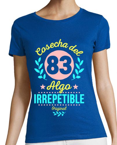 Camiseta Mujer Manga Corta Cosecha del 83 Irrepetible laTostadora - latostadora.com - Modalova