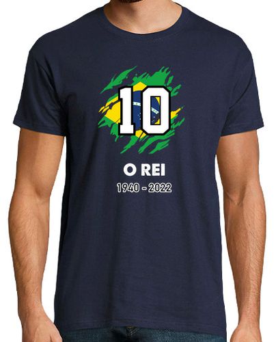 Camiseta O rei - Pelé - latostadora.com - Modalova