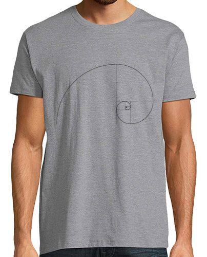 Camiseta Hombre Manga Corta espiral de fibonacci - número de oro laTostadora - latostadora.com - Modalova