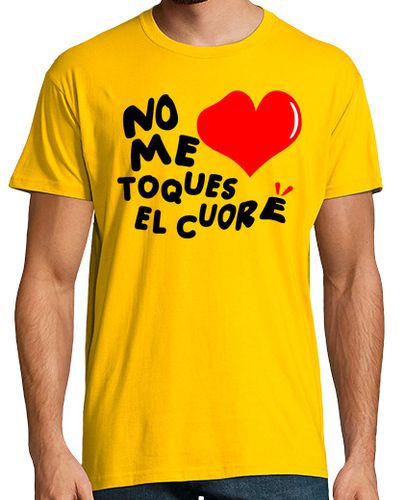 Camiseta No me toques el cuore BN - latostadora.com - Modalova