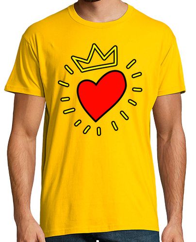 Camiseta Corazón Corona, Hombre - latostadora.com - Modalova