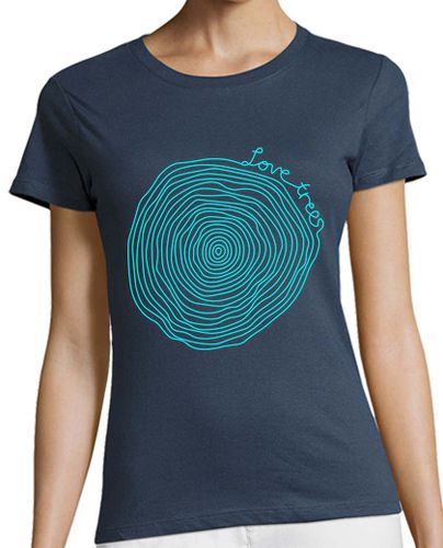 Camiseta mujer Love Trees - latostadora.com - Modalova