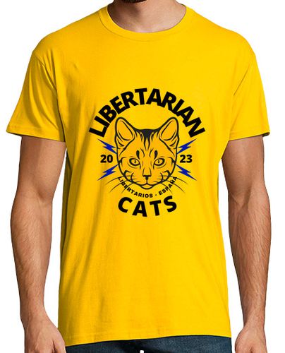 Camiseta Libertarian cats - Amarillo laTostadora - latostadora.com - Modalova