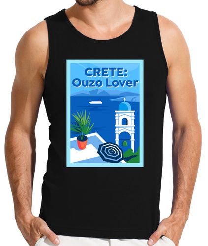 Camiseta Hombre Sin Mangas amante de creta ouzo laTostadora - latostadora.com - Modalova