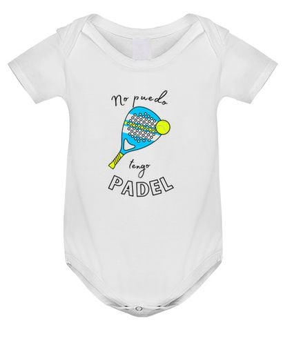 Body Bebé No Puedo Tengo Padel V1 Fondo Claro laTostadora - latostadora.com - Modalova