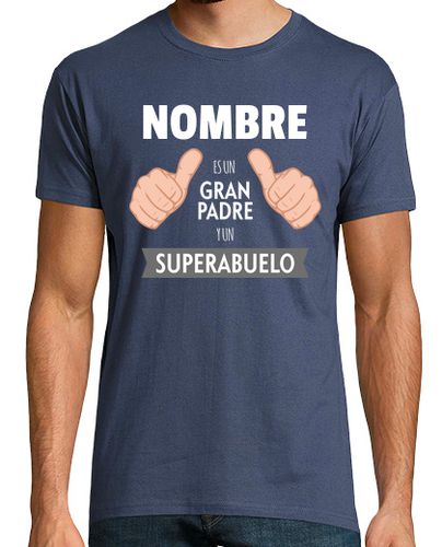 Camiseta Gran Padre y SuperAbuelo Personalizada laTostadora - latostadora.com - Modalova