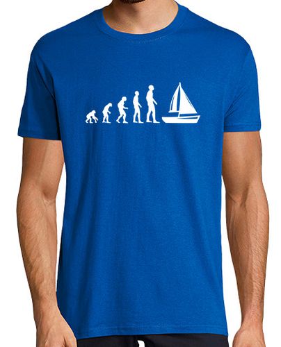 Camiseta evolución barco hombre humor - latostadora.com - Modalova