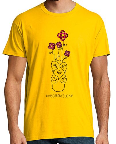 Camiseta Hombre Manga Corta Flor de Barcelona laTostadora - latostadora.com - Modalova