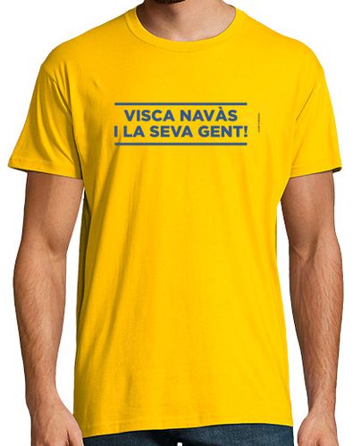 Camiseta Visca Navàs groc noi - latostadora.com - Modalova