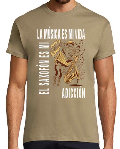 Camiseta El Saxo Mi Musica - latostadora.com - Modalova