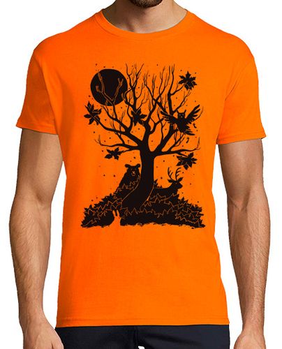 Camiseta Hombre Manga Corta bosque de otoño laTostadora - latostadora.com - Modalova