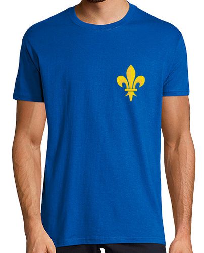 Camiseta flor de lirio azul real - latostadora.com - Modalova