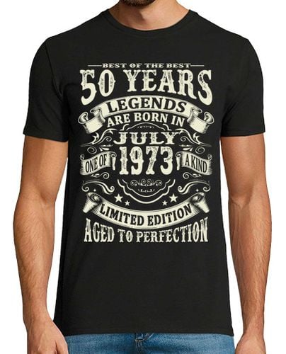 Camiseta Hombre Manga Corta julio de 1973 - 50 años laTostadora - latostadora.com - Modalova