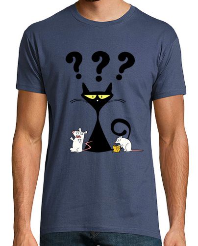 Camiseta Gato soporta a los ratones - latostadora.com - Modalova