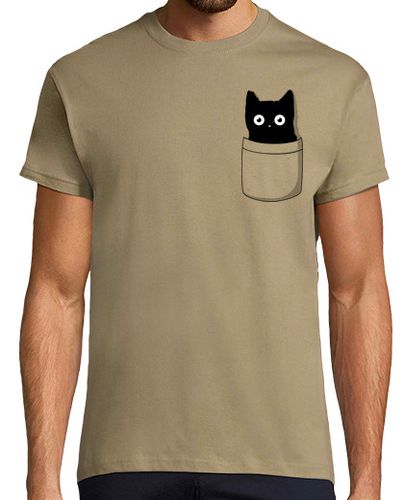 Camiseta Cat in the pocket - latostadora.com - Modalova