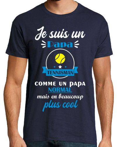 Camiseta Hombre Manga Corta papá de tenis tenis dia del padre laTostadora - latostadora.com - Modalova