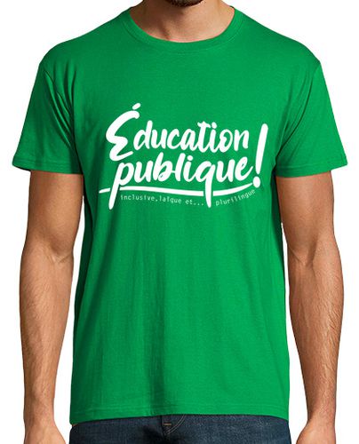 Camiseta Éducation Publique - Marea Verde - Plat - latostadora.com - Modalova