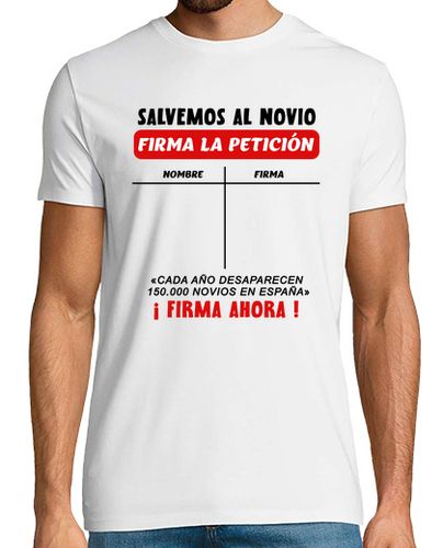 Camiseta Hombre Manga Corta despedida de soltero novio firmas juego manga corta laTostadora - latostadora.com - Modalova