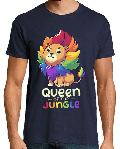 Camiseta Hombre Manga Corta Reina de la Jungla Orgullo LGBT laTostadora - latostadora.com - Modalova