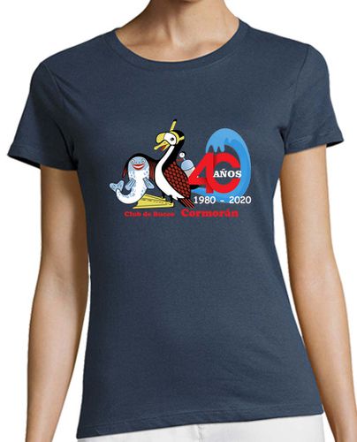 Camiseta mujer Camiseta Cormorán 40 aniversario Mujer - latostadora.com - Modalova