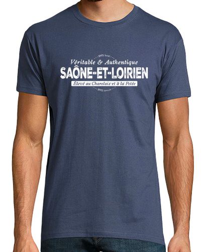 Camiseta real y auténtico saône-et-loirien - latostadora.com - Modalova