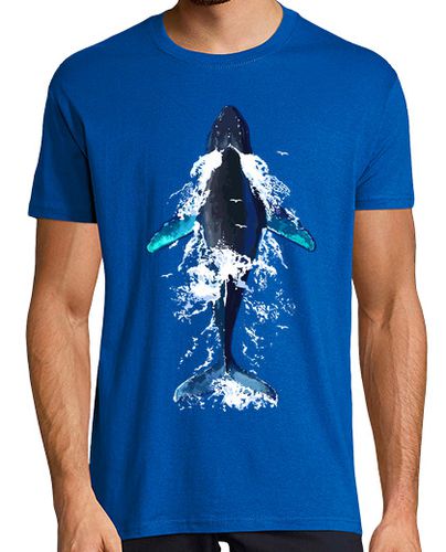 Camiseta ballena jorobada en el océano - latostadora.com - Modalova