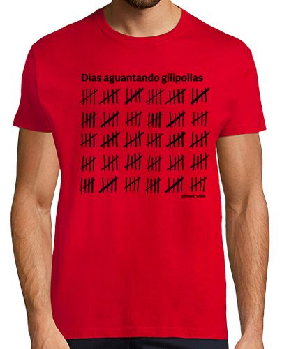Camiseta Días aguantando roja - latostadora.com - Modalova
