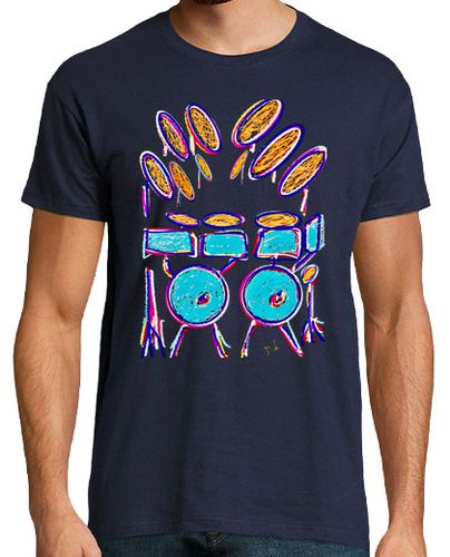 Camiseta Hombre Manga Corta Dobemola Drum Power 2 laTostadora - latostadora.com - Modalova