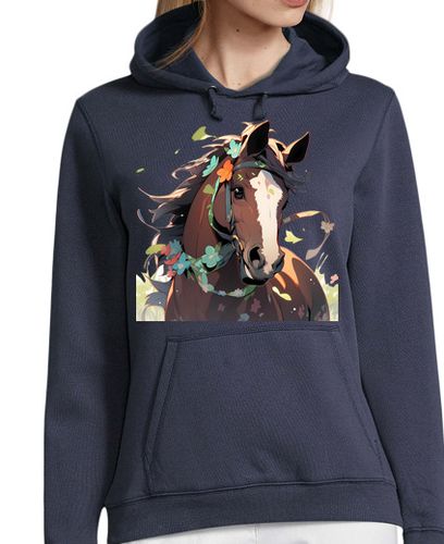 Sudadera Con Capucha Para Mujer Caballo laTostadora - latostadora.com - Modalova